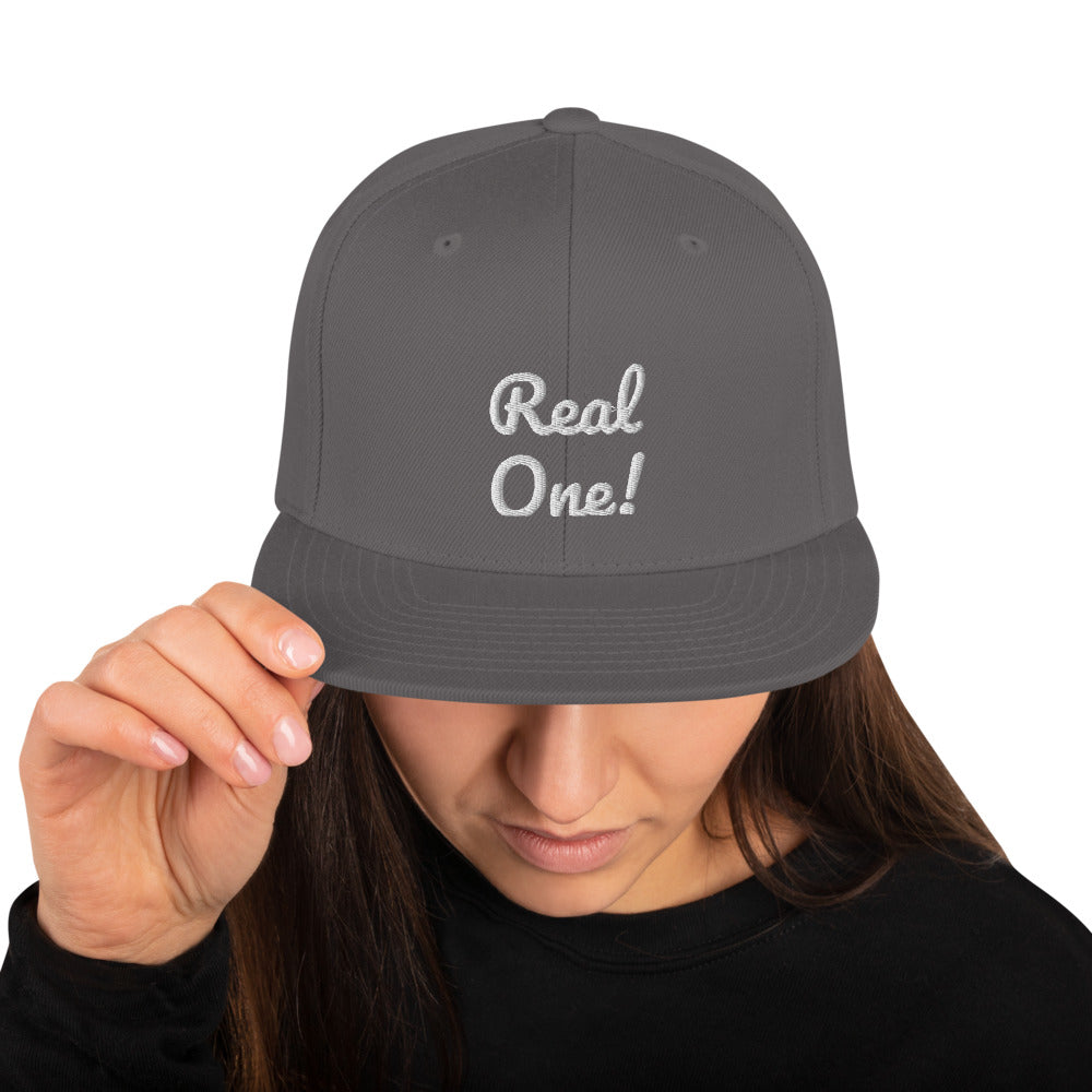 “Real One” Snapback Hat