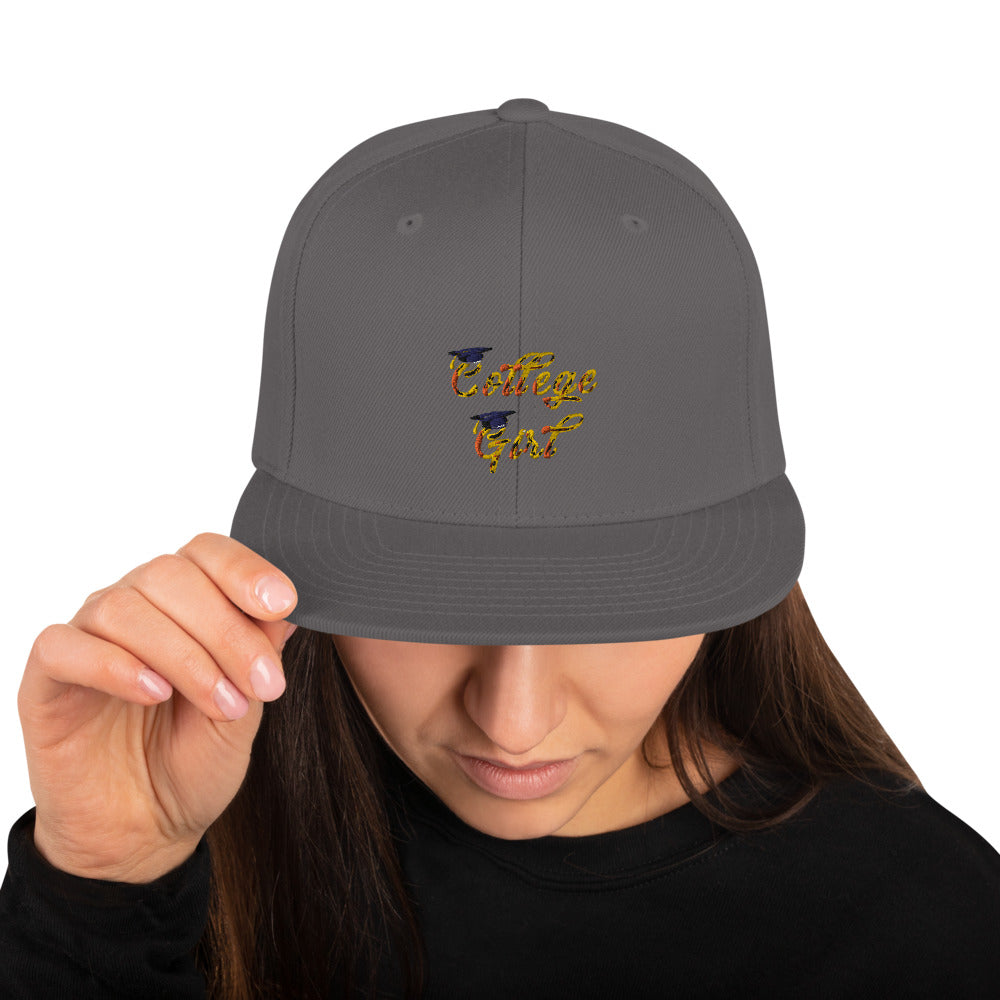 “CollegeGirl” Snapback Hat