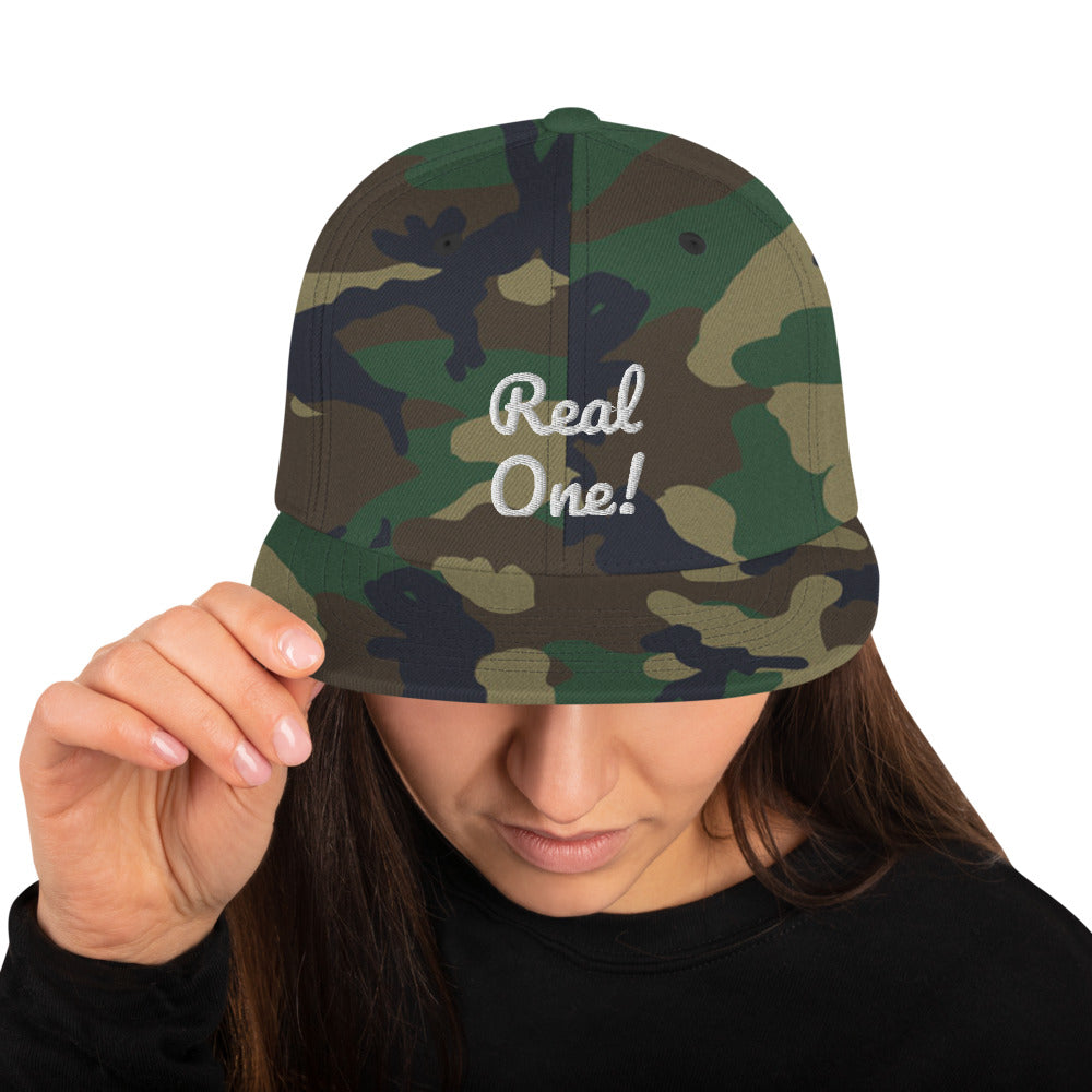 “Real One” Snapback Hat