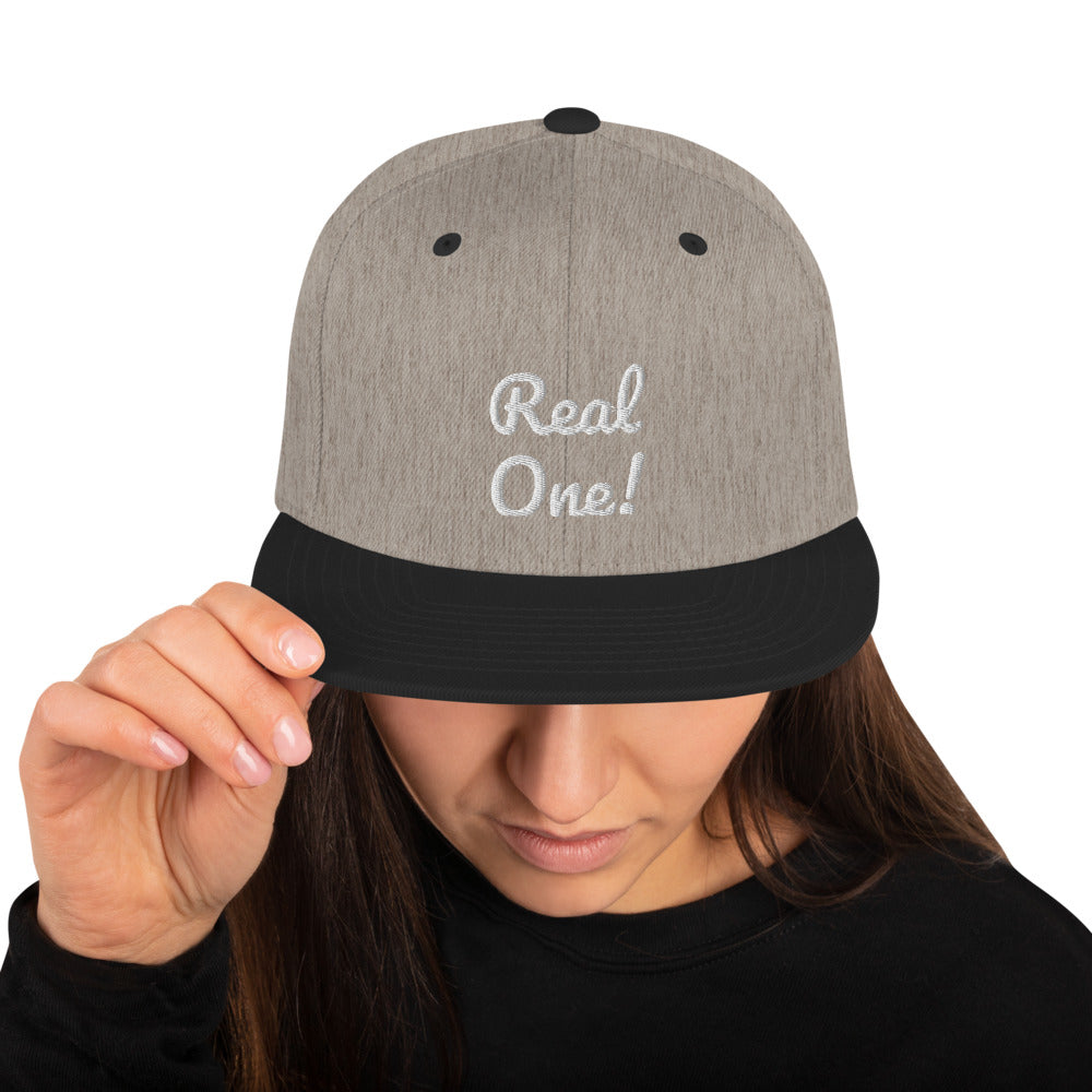 “Real One” Snapback Hat