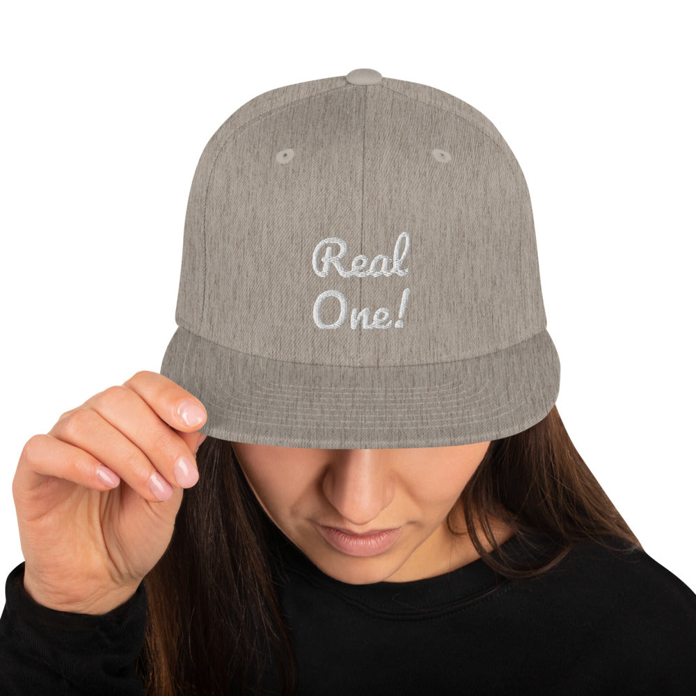 “Real One” Snapback Hat