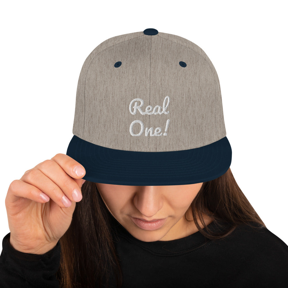 “Real One” Snapback Hat