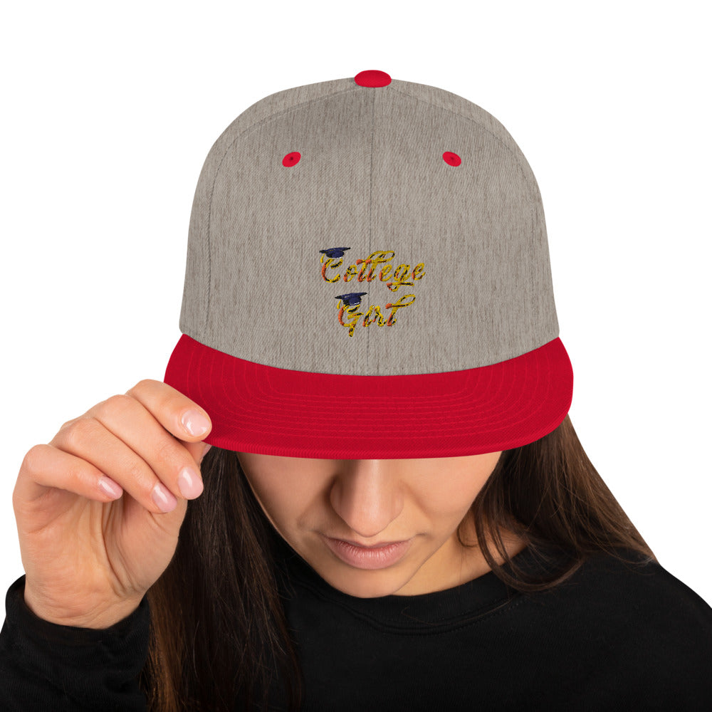 “CollegeGirl” Snapback Hat