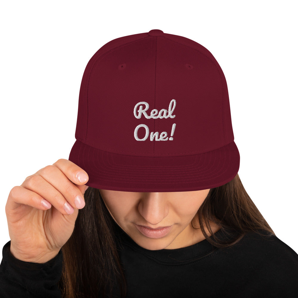 “Real One” Snapback Hat
