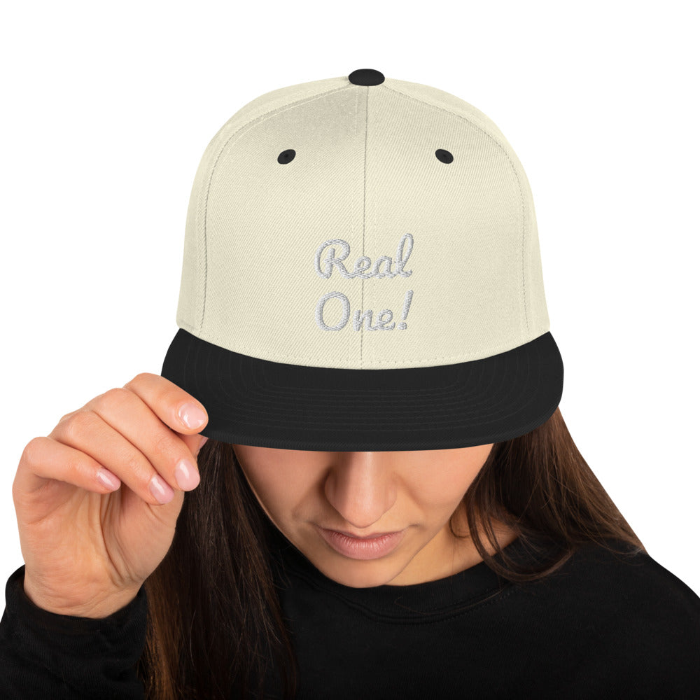 “Real One” Snapback Hat