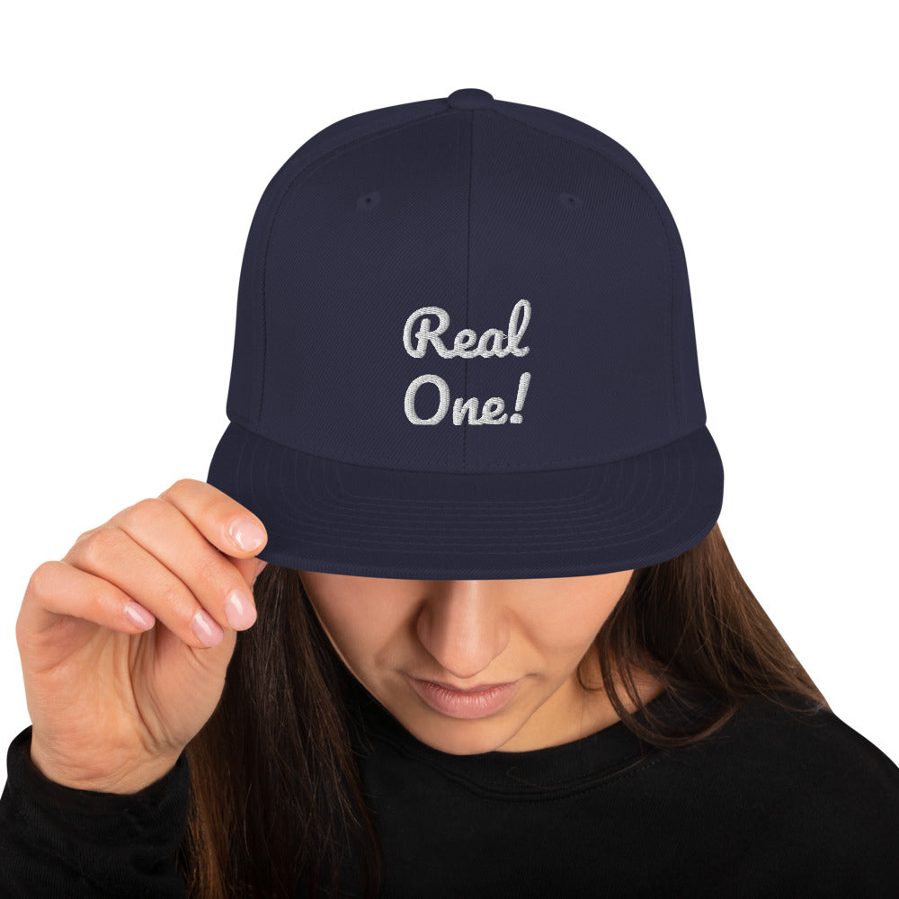 “Real One” Snapback Hat