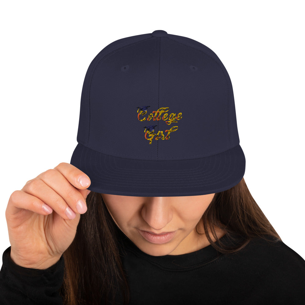 “CollegeGirl” Snapback Hat