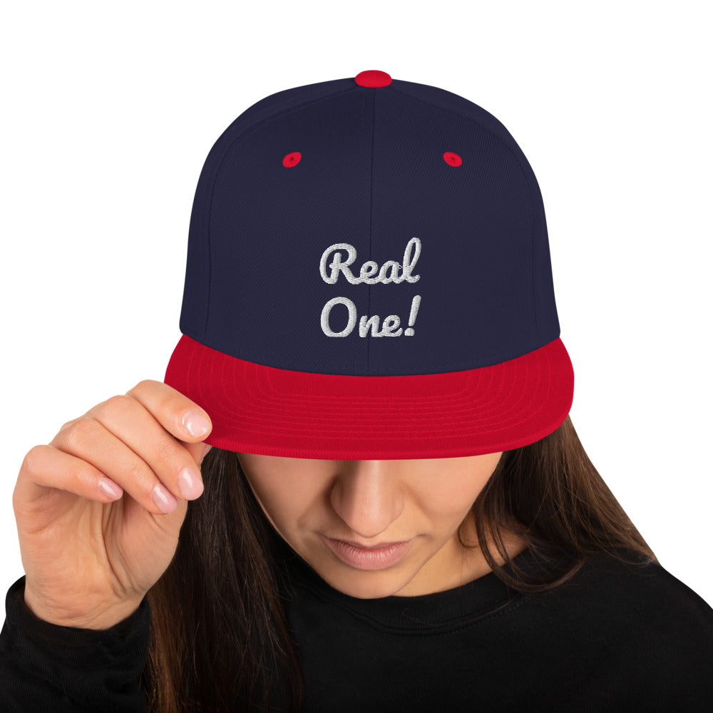 “Real One” Snapback Hat