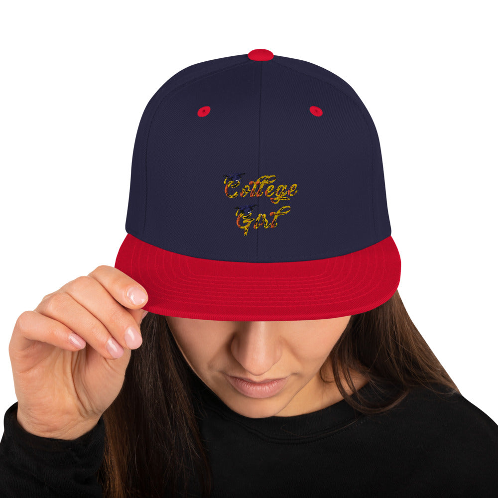 “CollegeGirl” Snapback Hat
