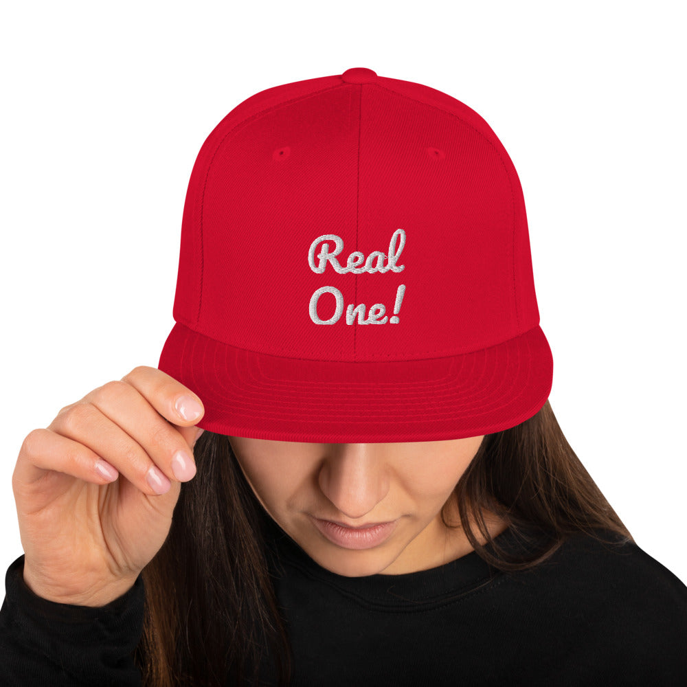 “Real One” Snapback Hat