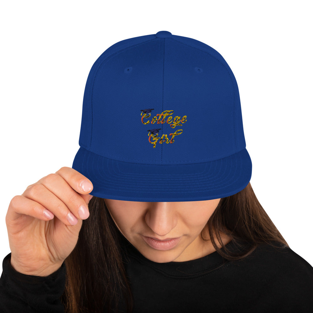 “CollegeGirl” Snapback Hat