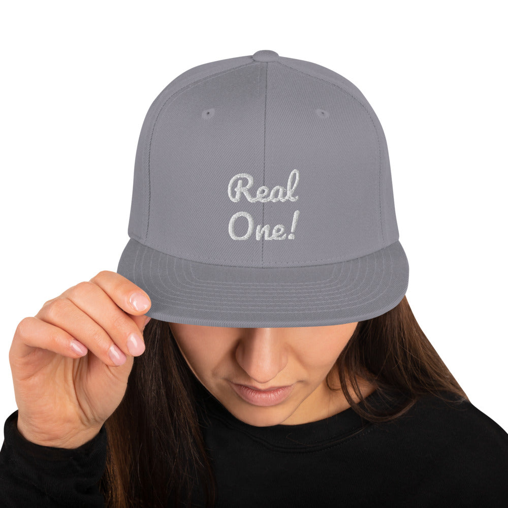 “Real One” Snapback Hat