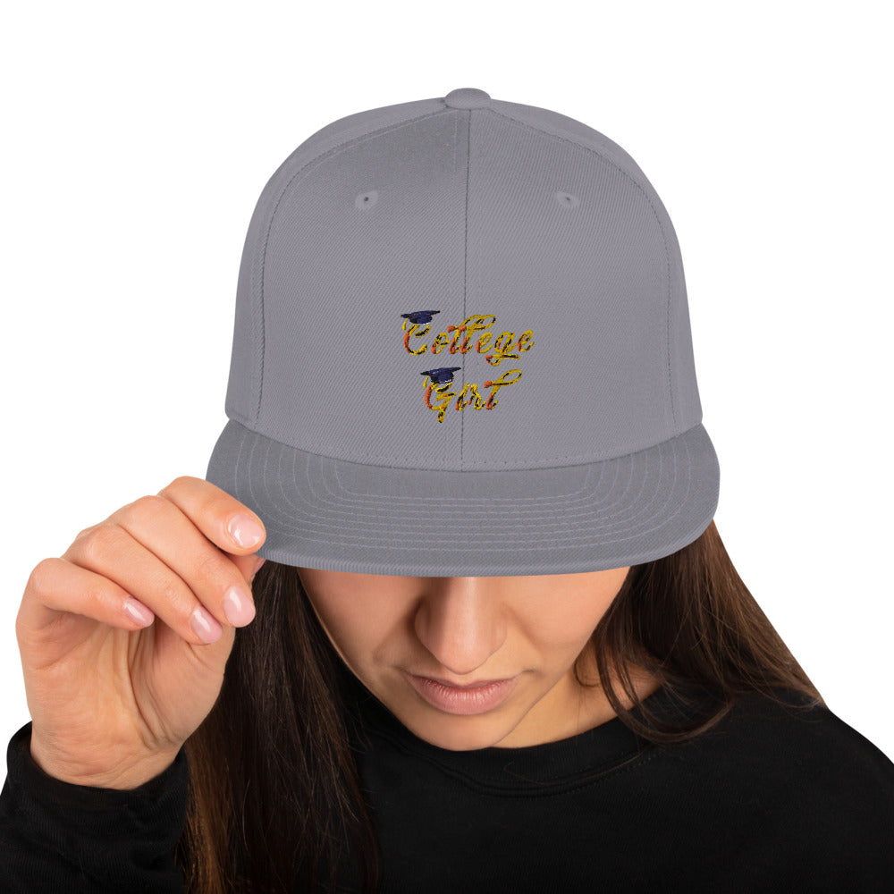 “CollegeGirl” Snapback Hat