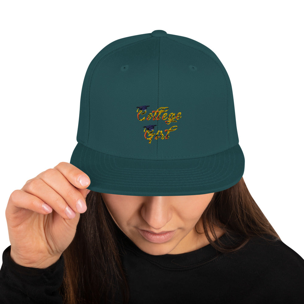 “CollegeGirl” Snapback Hat