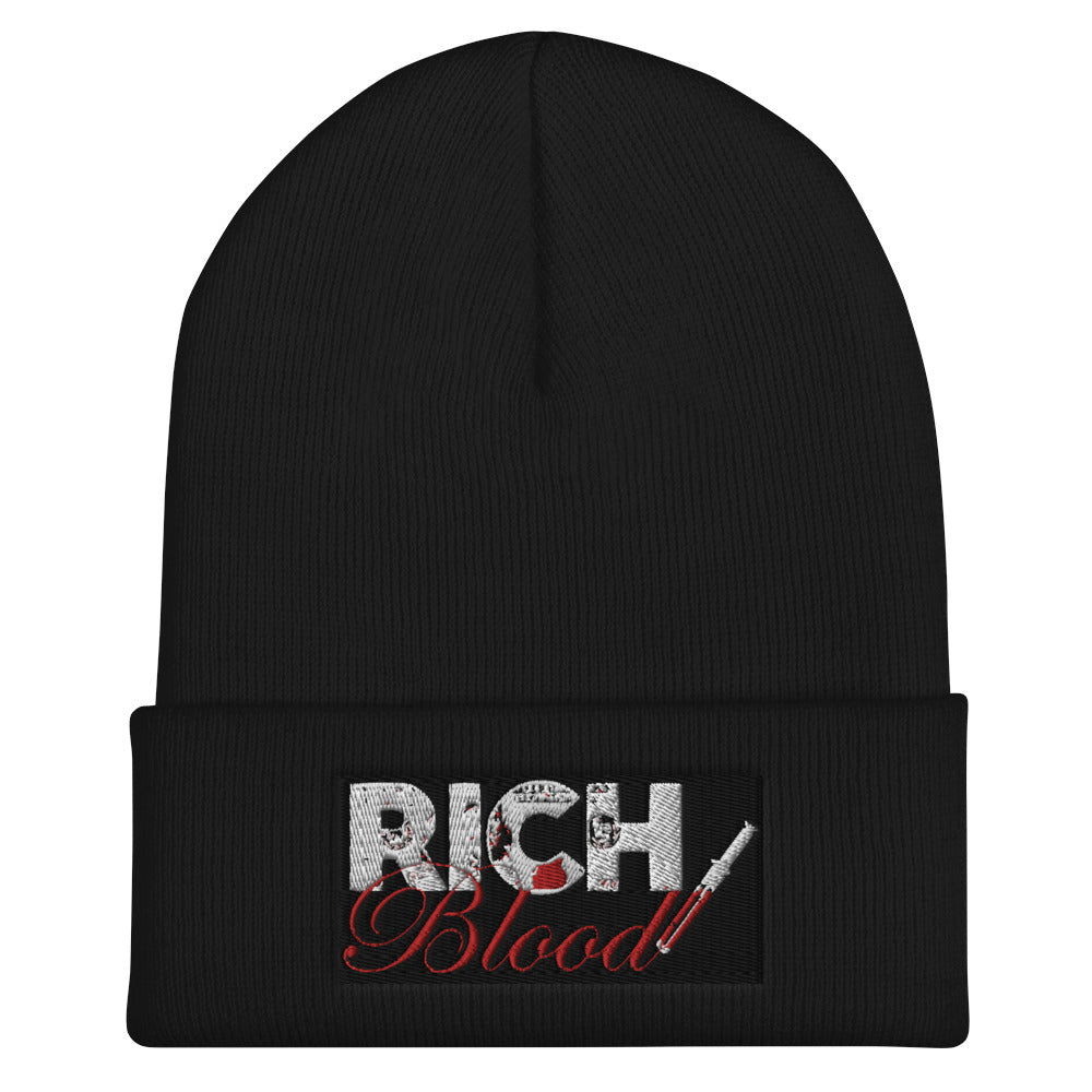 “RICHBLOOD” Cuffed Beanie