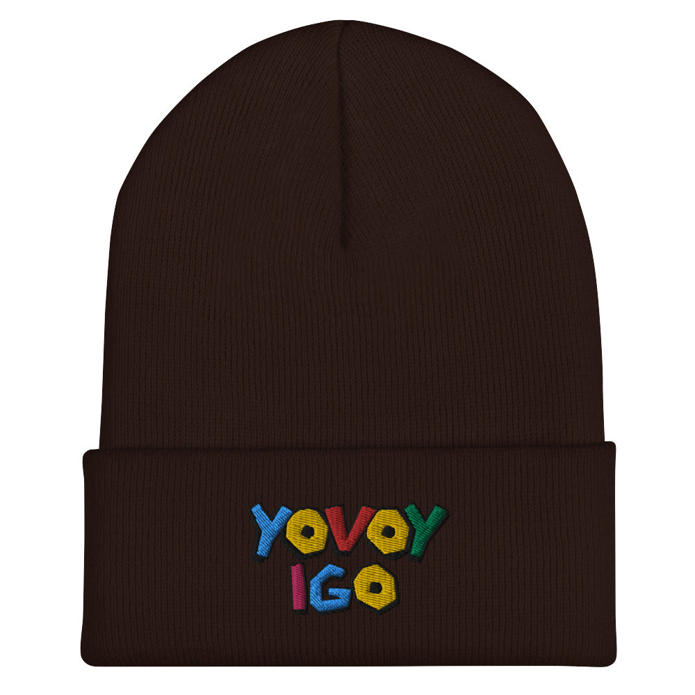 “YOVOY IGO” Cuffed Beanie