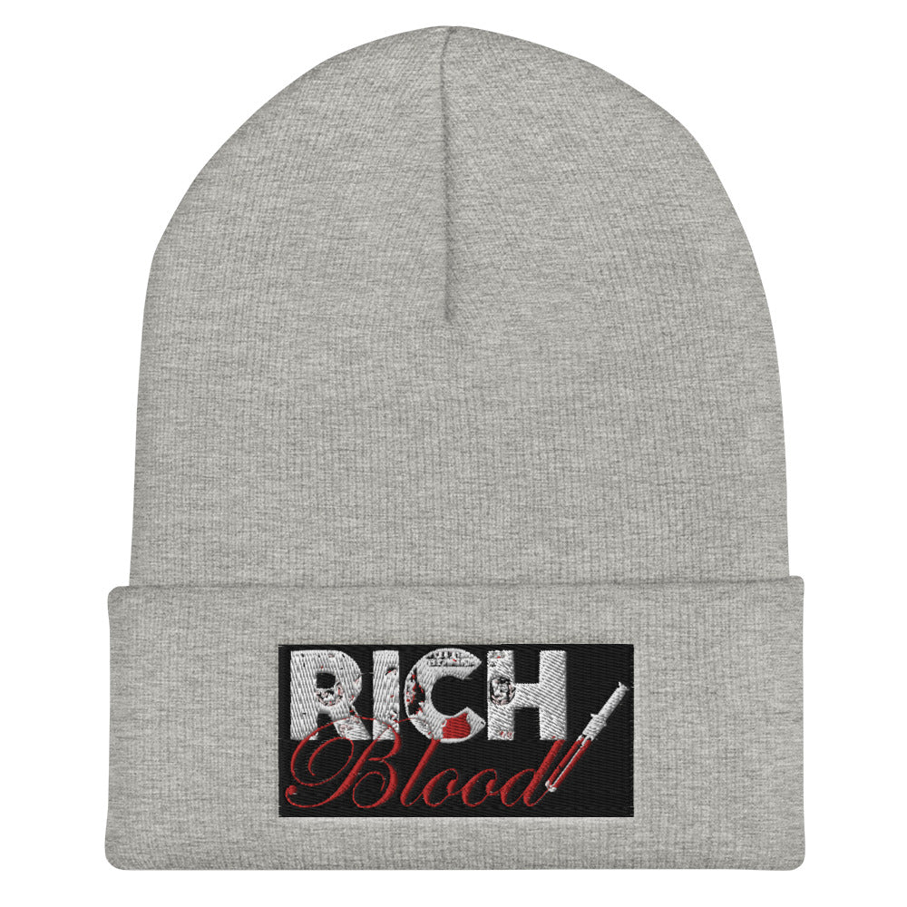 “RICHBLOOD” Cuffed Beanie