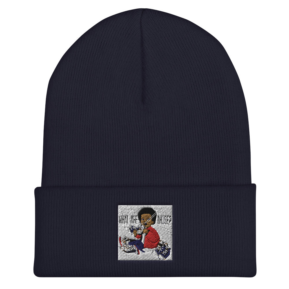 “WhatAreThose” Cuffed Beanie