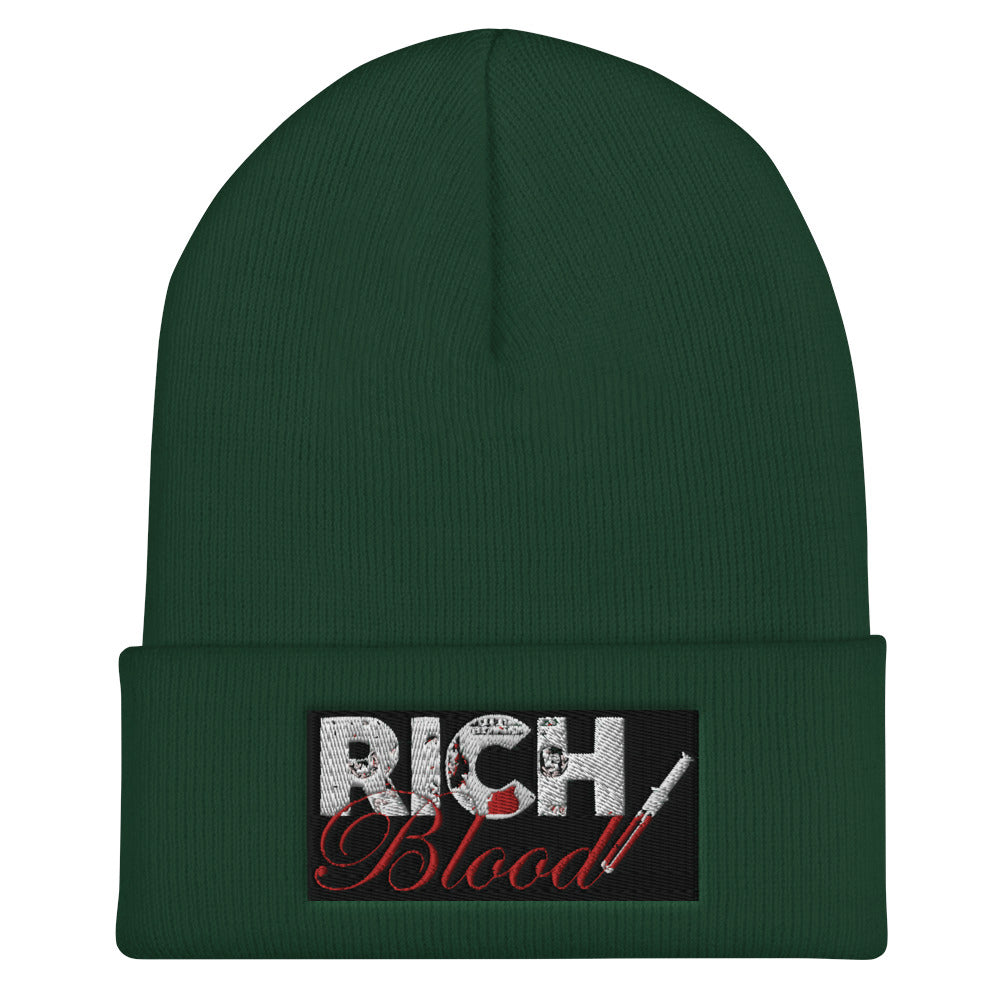“RICHBLOOD” Cuffed Beanie