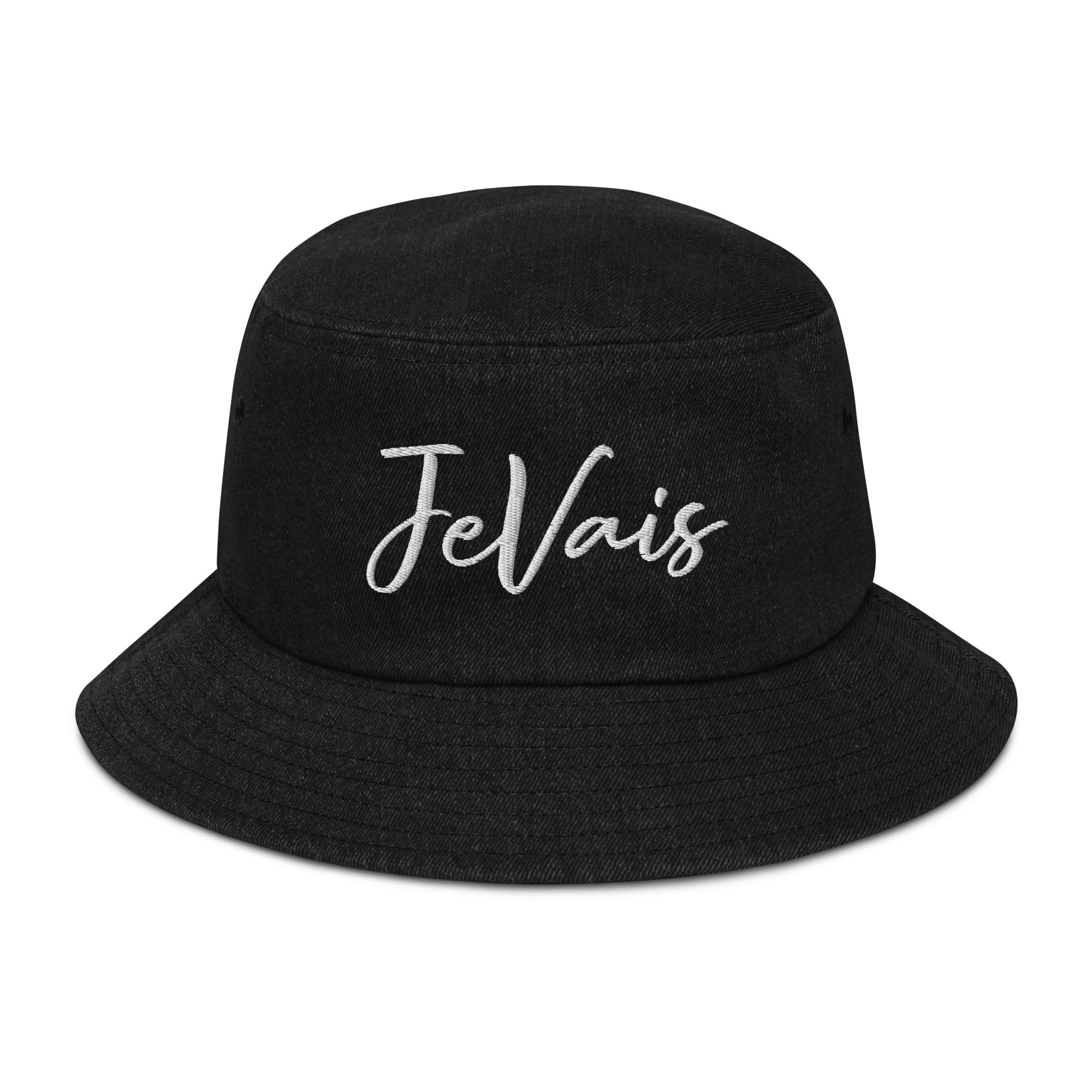 “JeVais” Denim bucket hat