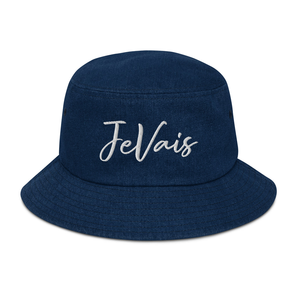 “JeVais” Denim bucket hat