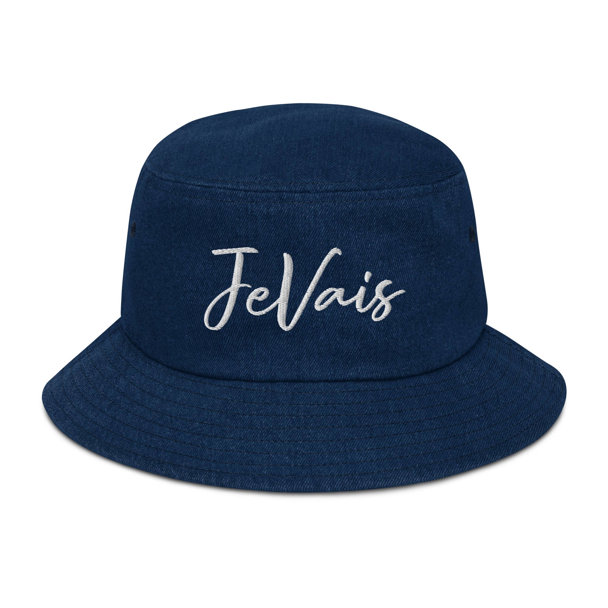 “JeVais” Denim bucket hat