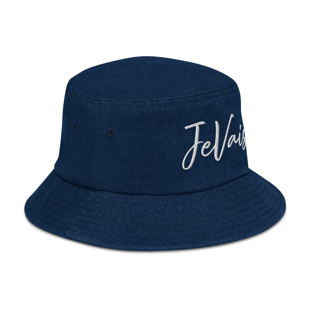 “JeVais” Denim bucket hat