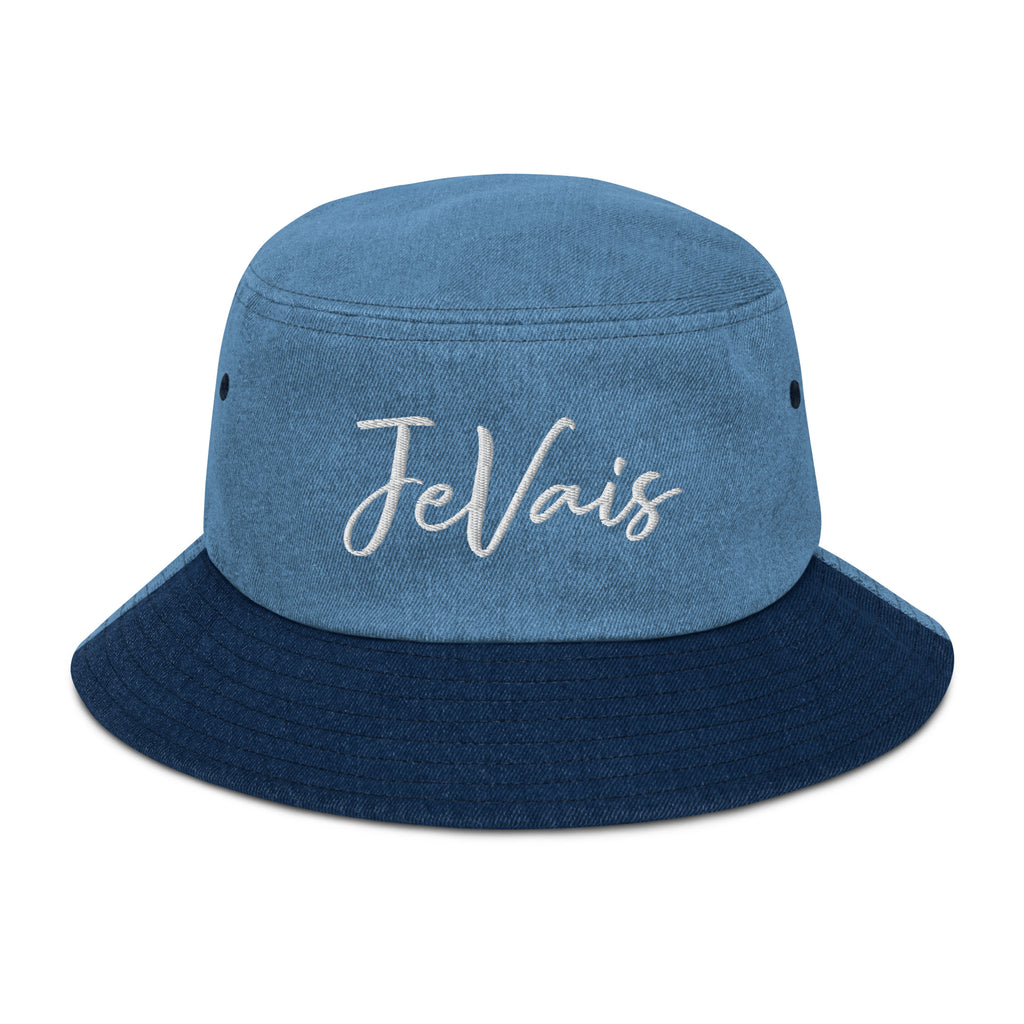 “JeVais” Denim bucket hat