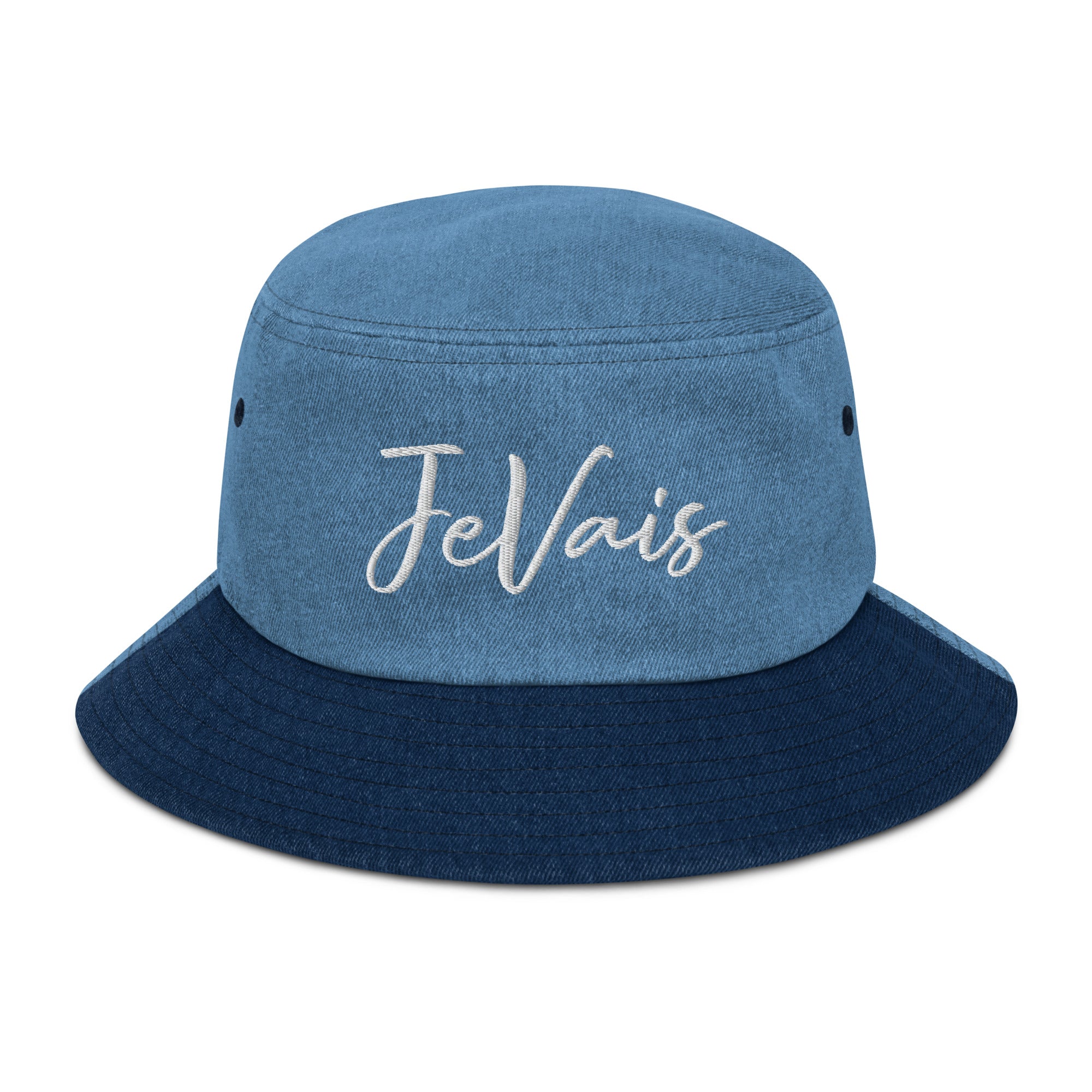 “JeVais” Denim bucket hat