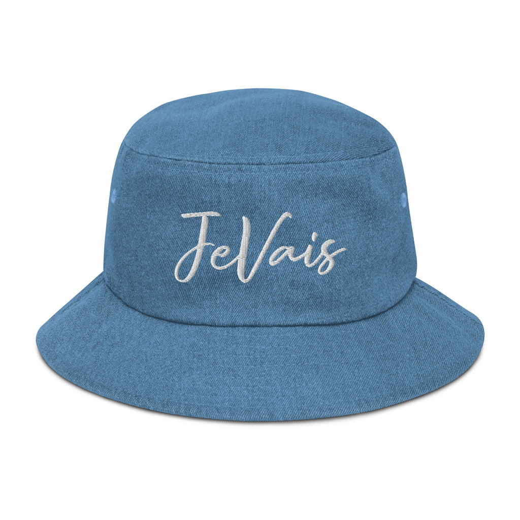 “JeVais” Denim bucket hat