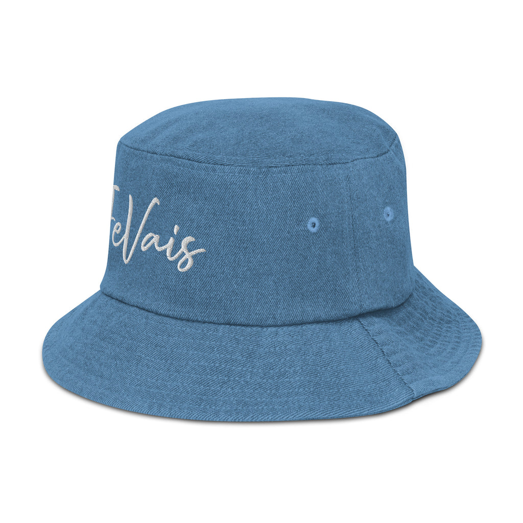 “JeVais” Denim bucket hat