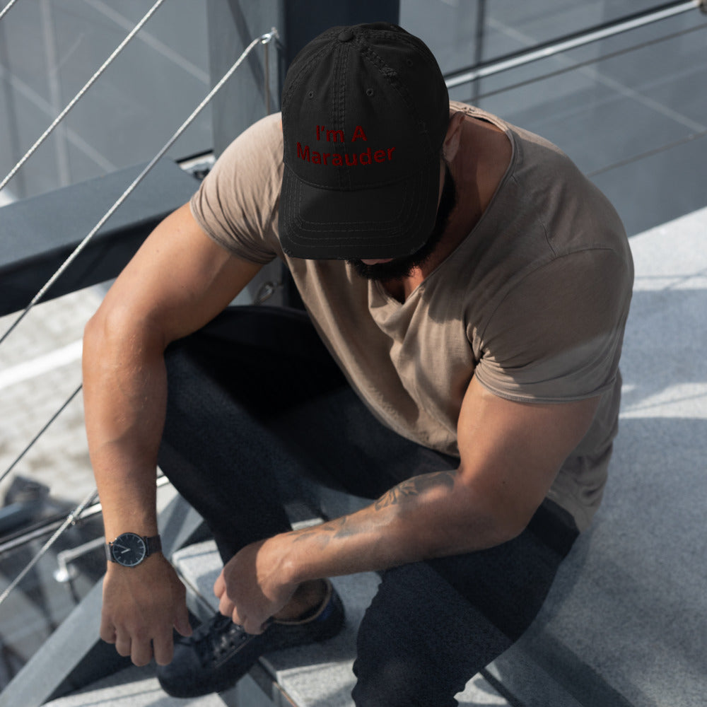 Distressed Mom/Dad “Marauder” Hat