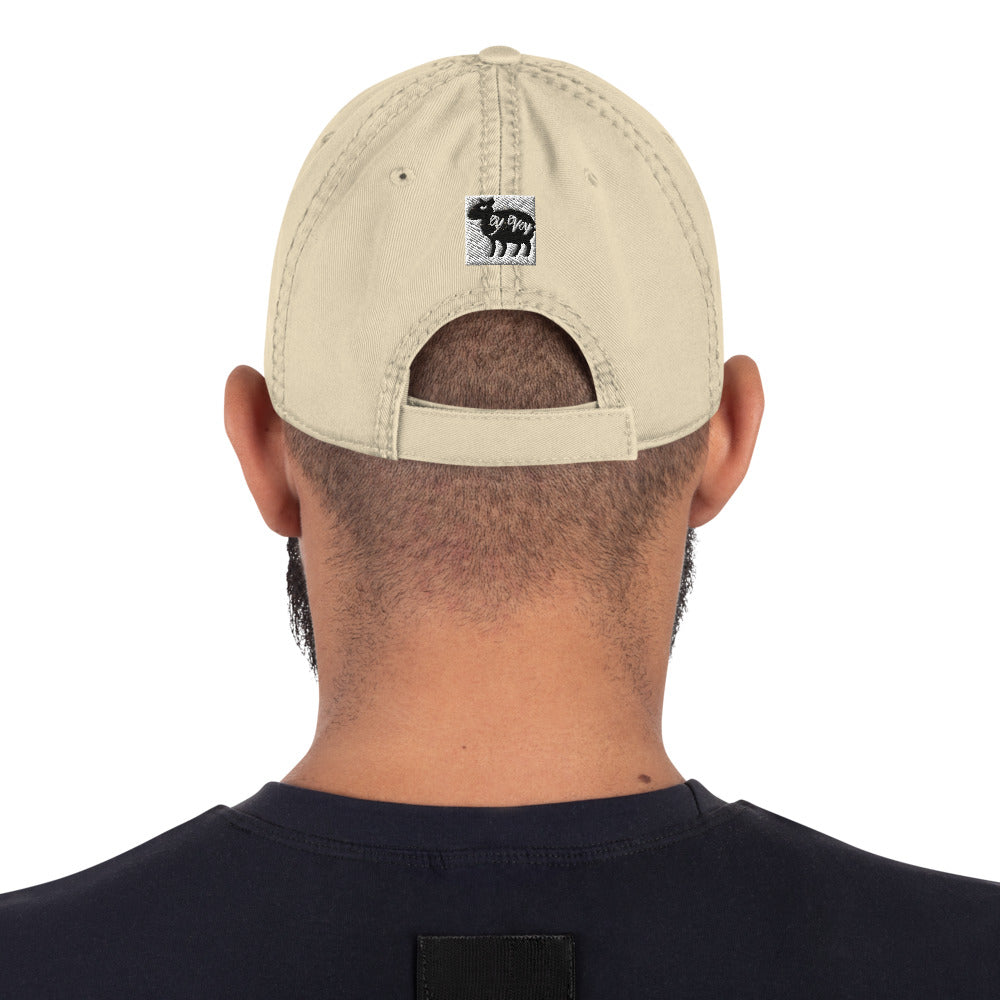Distressed “A Whole Vibe” Mom/Dad Hat