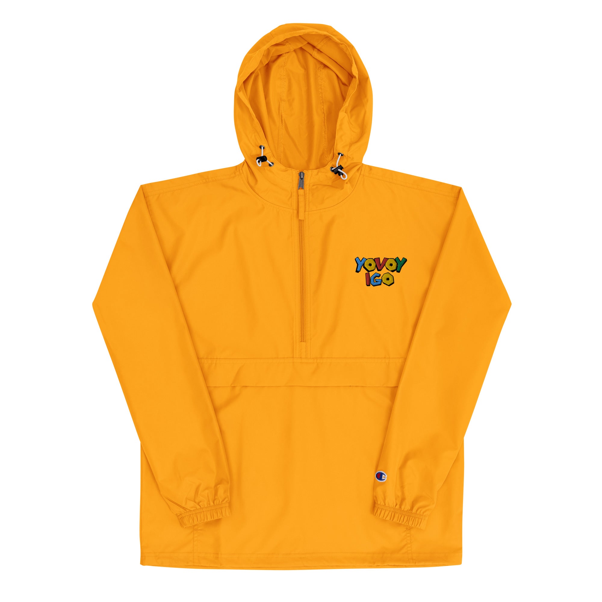 “YOVOY IGO”Embroidered Champion Packable Jacket