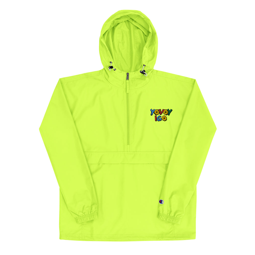 “YOVOY IGO”Embroidered Champion Packable Jacket