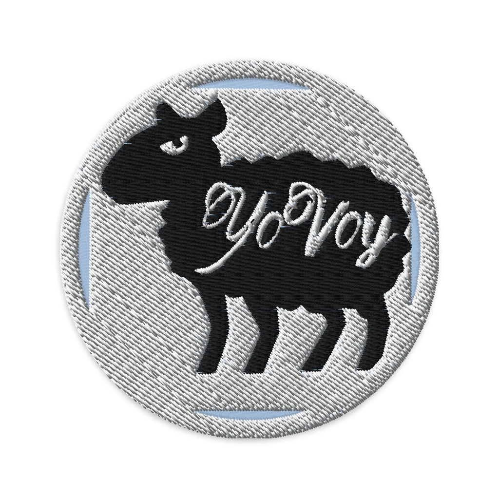 Embroidered “YOVOY Sheep” patches