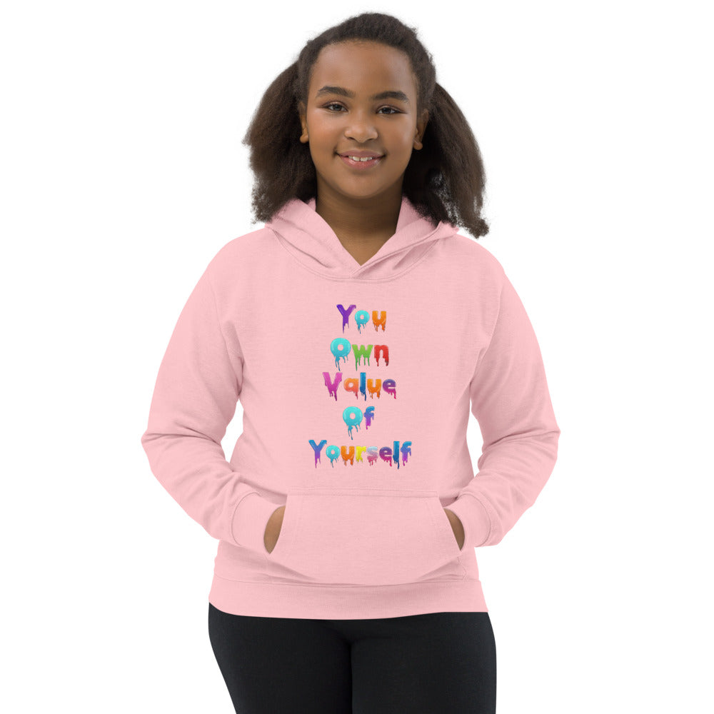 Kids “ColorfulYouOwnValue” Hoodie