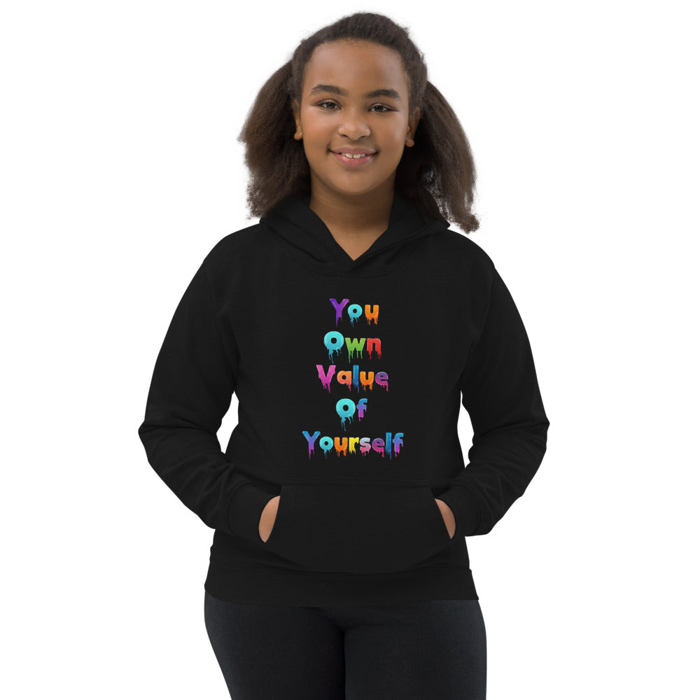 Kids “ColorfulYouOwnValue” Hoodie