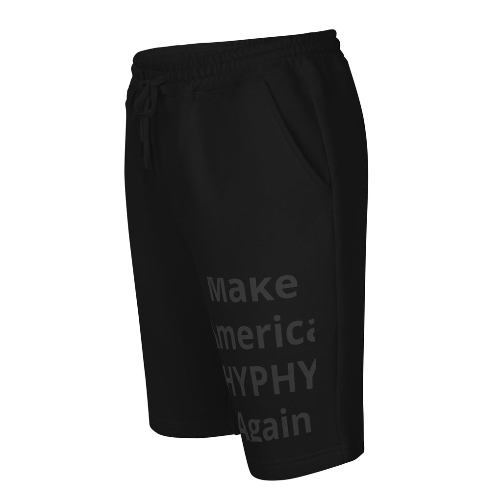 “Hyphy” fleece shorts