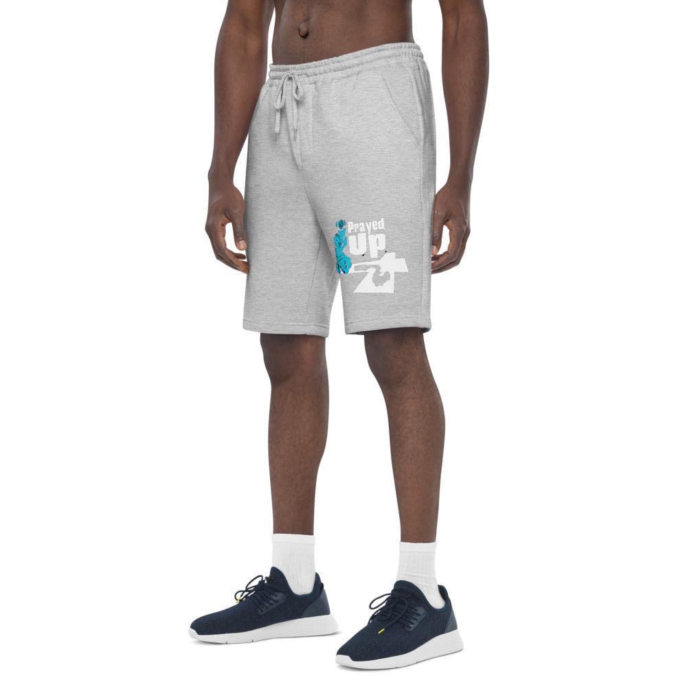 Men's “PrayedUpBoy” fleece shorts