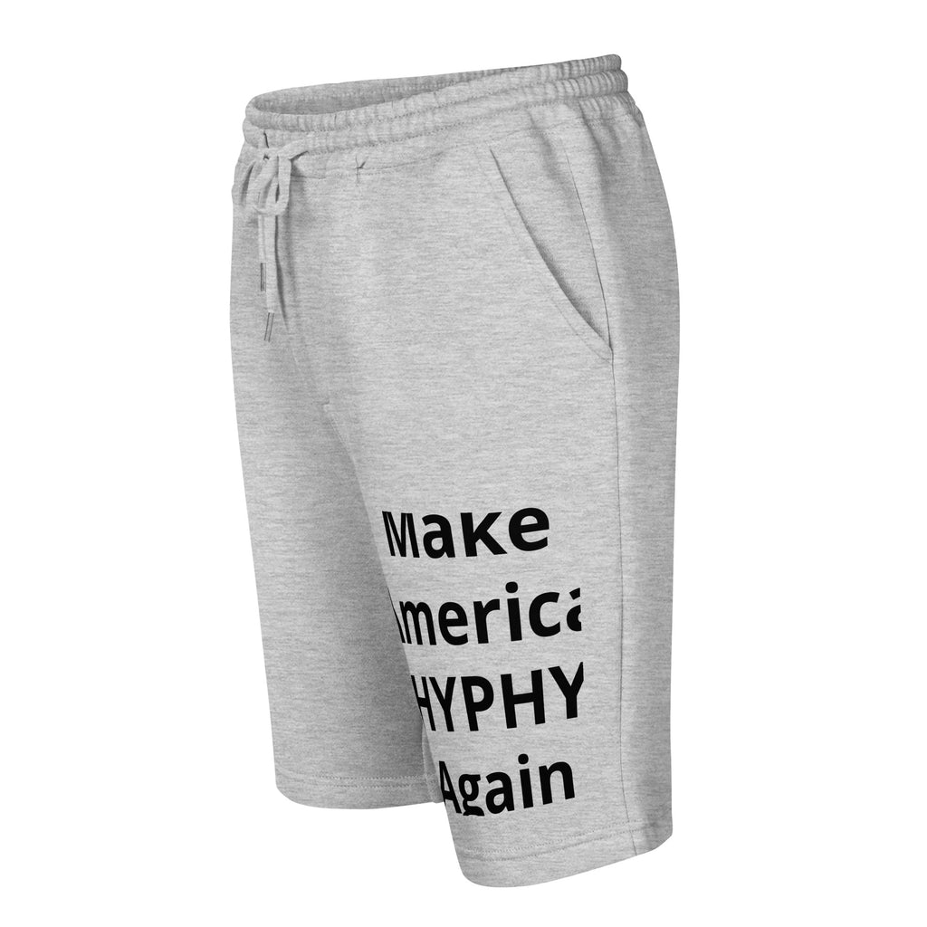 “Hyphy” fleece shorts