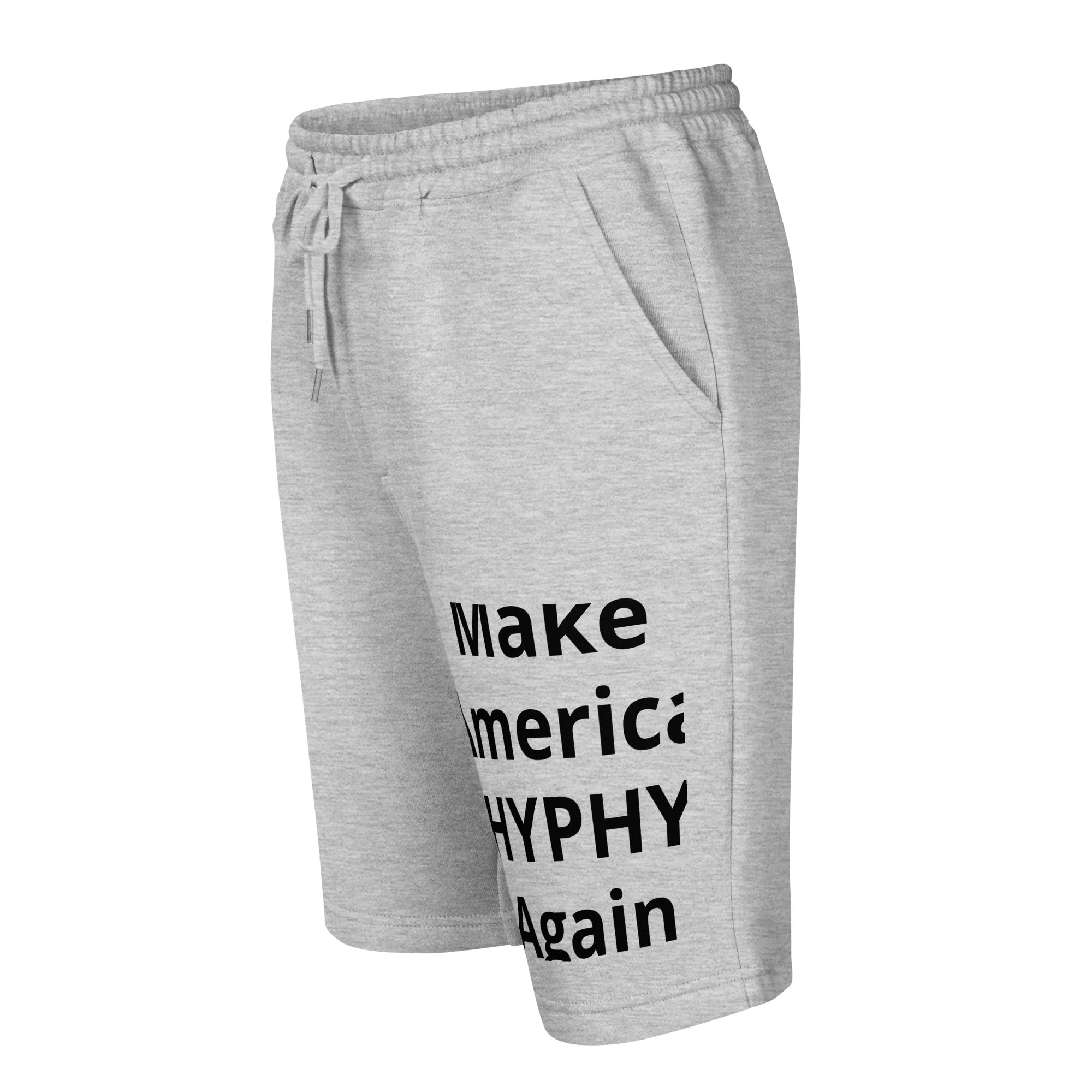 “Hyphy” fleece shorts