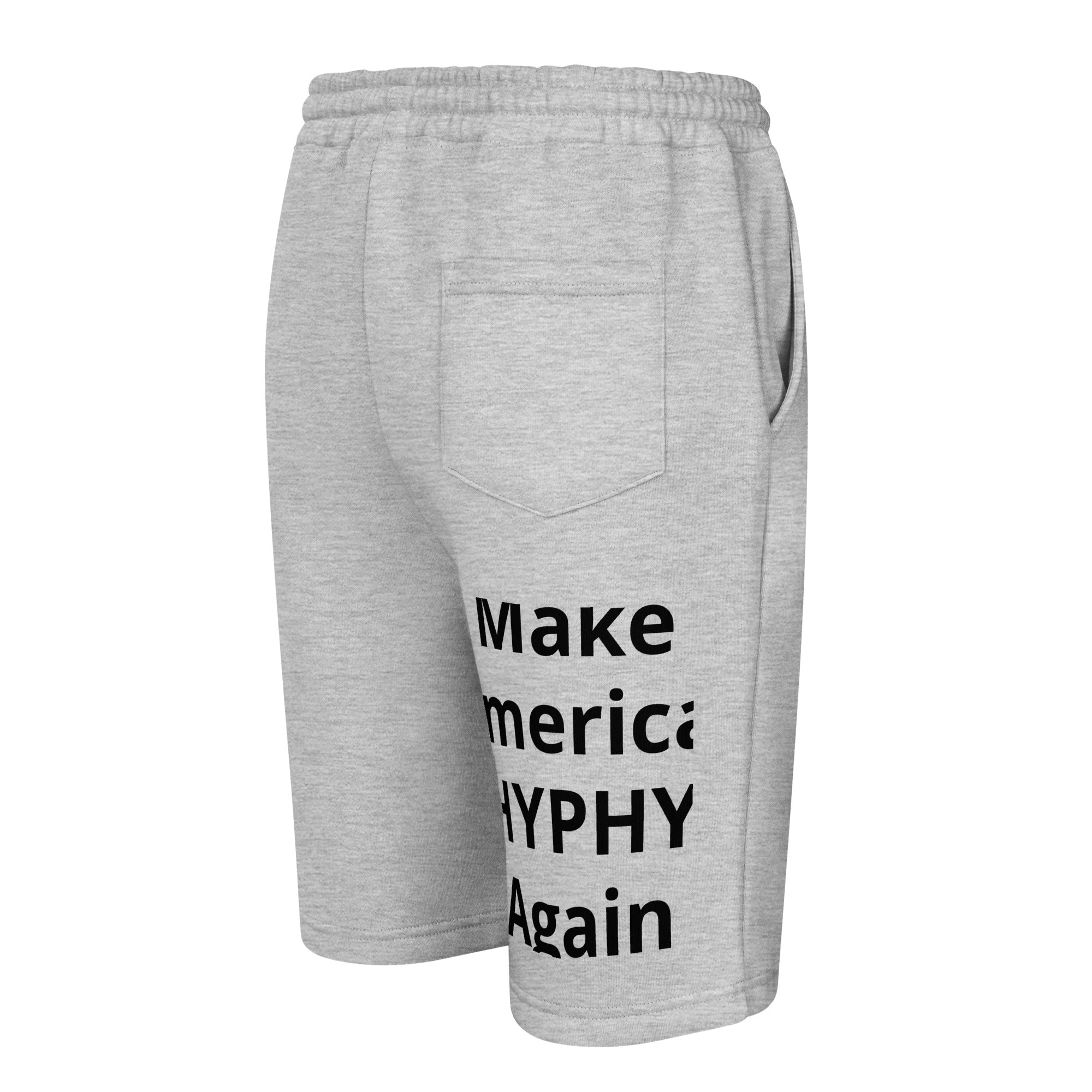 “Hyphy” fleece shorts