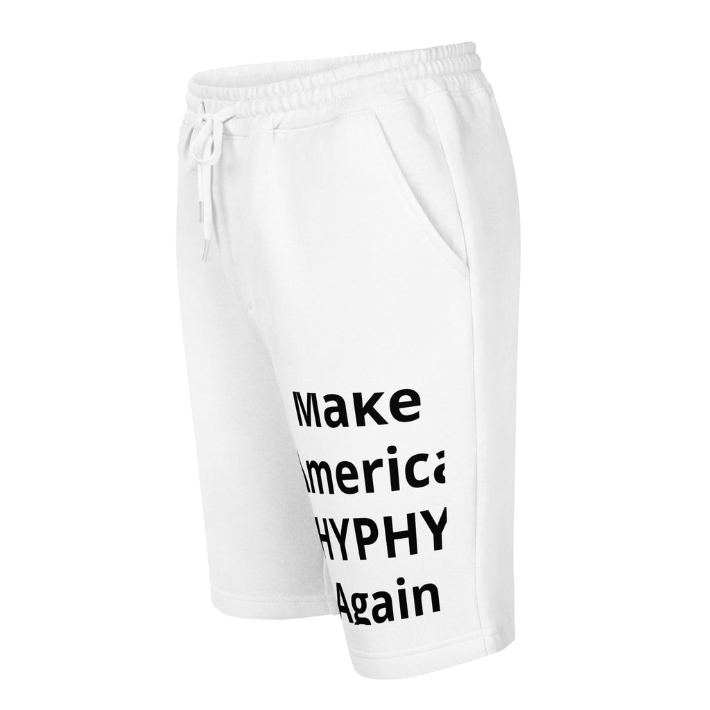 “Hyphy” fleece shorts