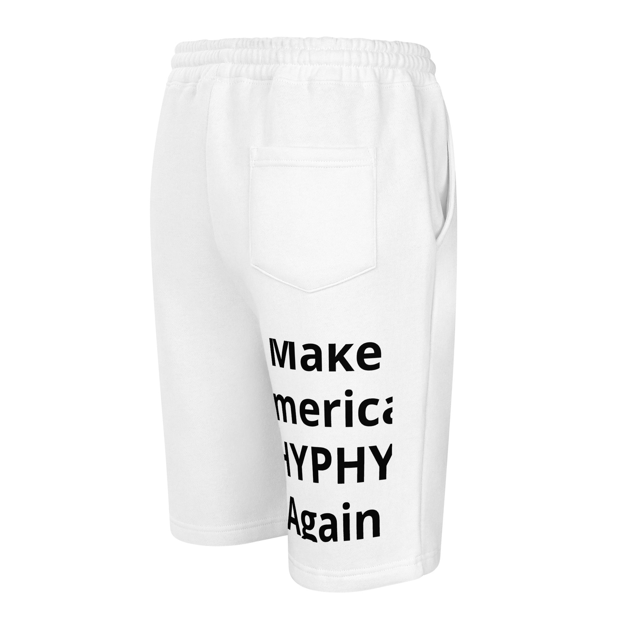 “Hyphy” fleece shorts