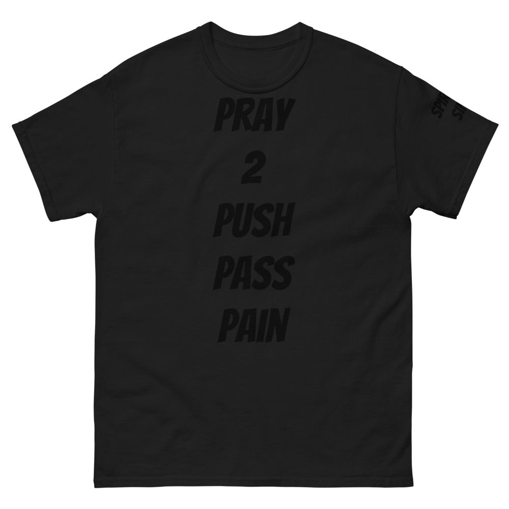Men/ Women’s “Pray 2 Push” heavyweight tee