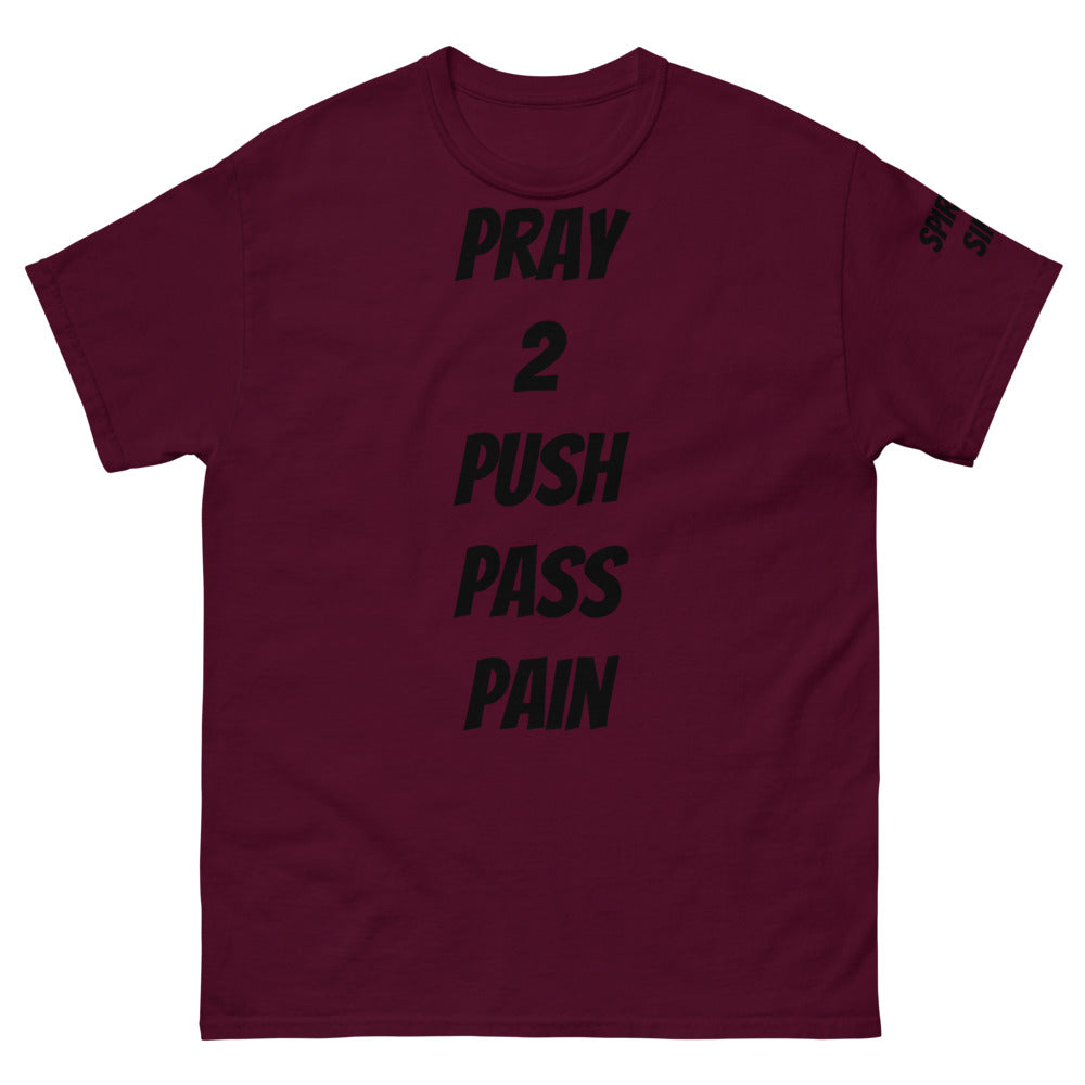 Men/ Women’s “Pray 2 Push” heavyweight tee