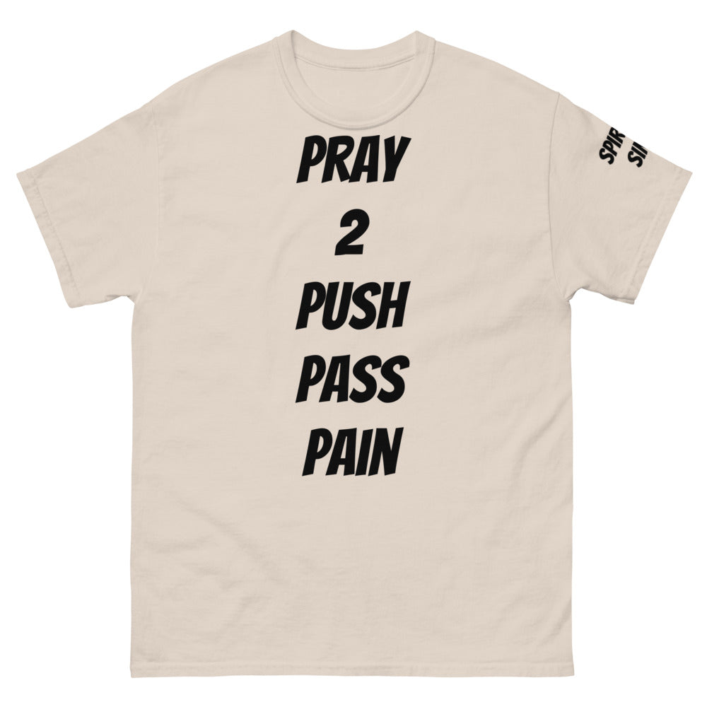Men/ Women’s “Pray 2 Push” heavyweight tee