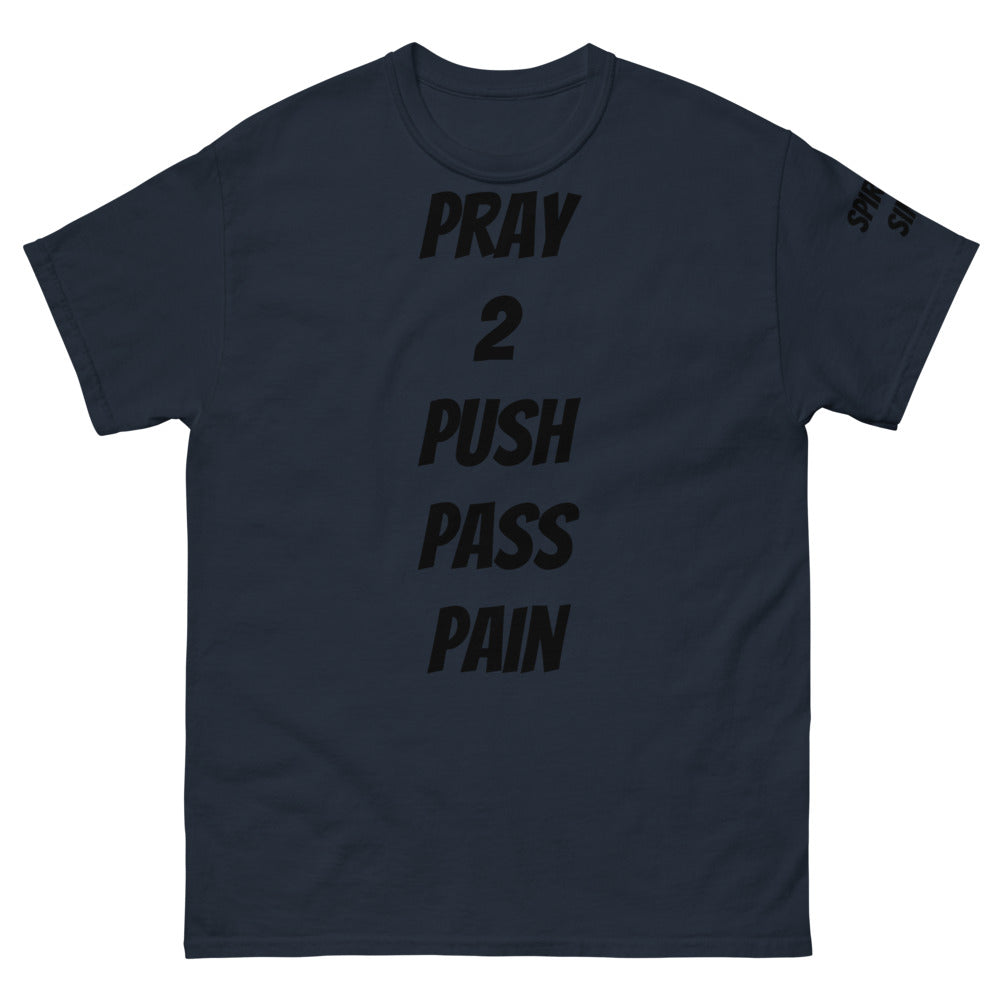 Men/ Women’s “Pray 2 Push” heavyweight tee