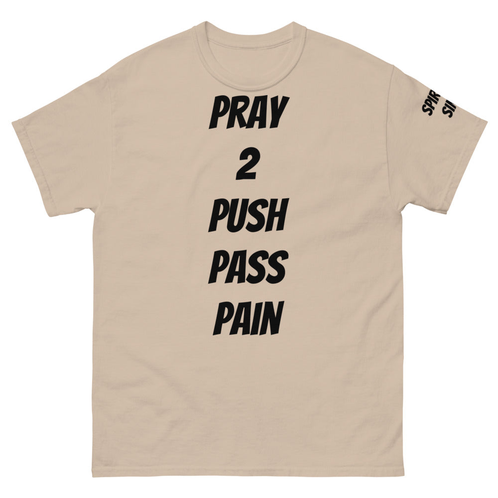 Men/ Women’s “Pray 2 Push” heavyweight tee